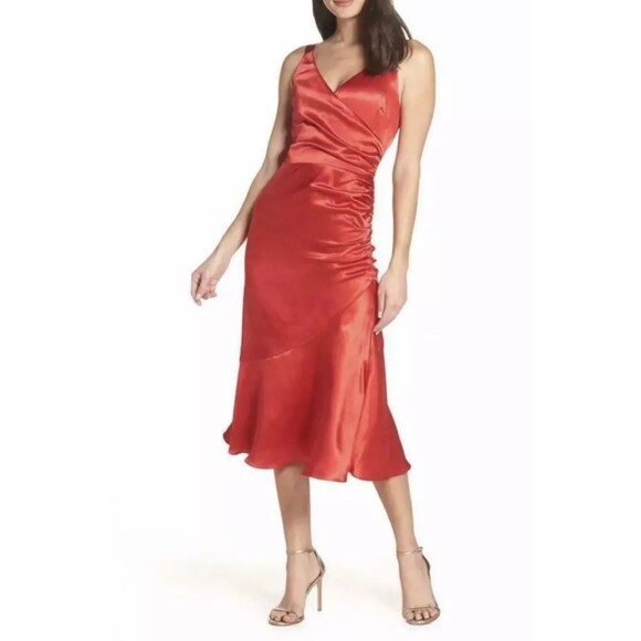 Chelsea28 Red Formal Dress - Picture 2 of 7
